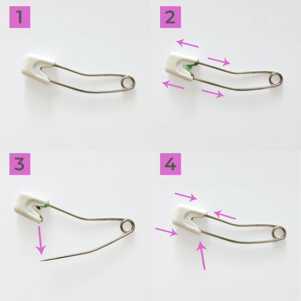 Булавка для постельного белья . Арт 413.P                   