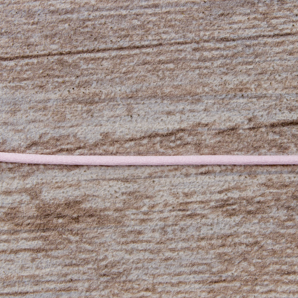 Шнур атласный мини-рулон, 2 мм, 4,5 м, цвет 05, розовый. Арт P00462-2мм-05           