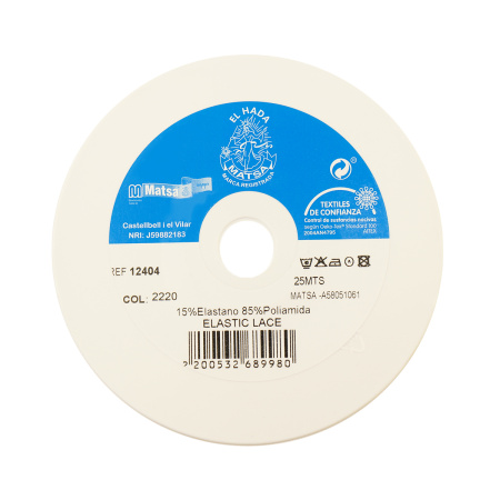 Резинка отделочная ажурная, цвет оранжевый. Арт 12404/2220