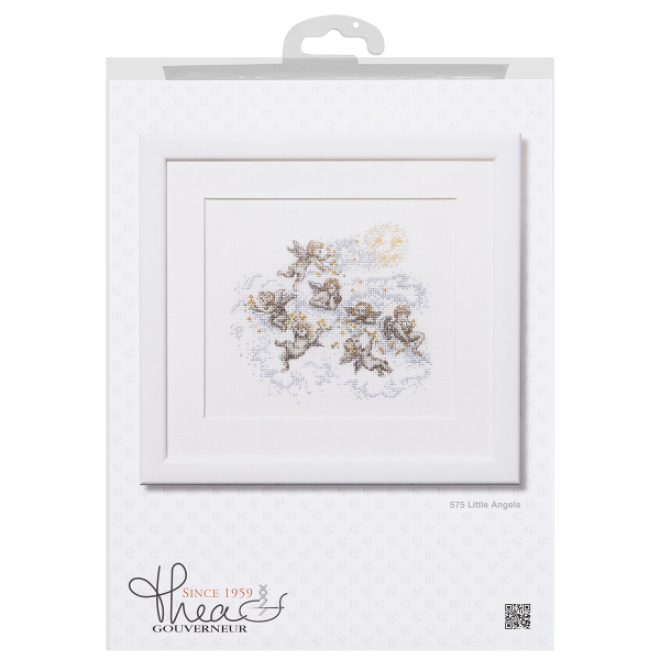 Набор для вышивания "Маленькие ангелы", канва Aida 14 ct. Арт 575A