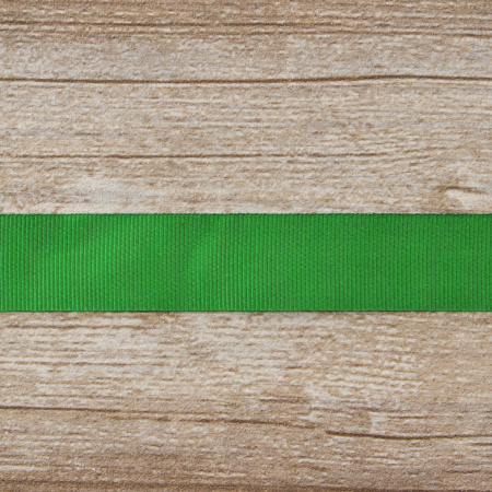 Лента репсовая SAFISA, 25 мм, 25 м, цвет 25 зеленый. Арт 350-25мм-25