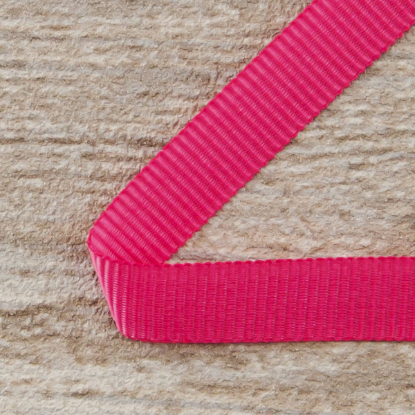 Лента репсовая SAFISA, 10 мм, 25 м, цвет 20 розовый темный . Арт 350-10мм-20