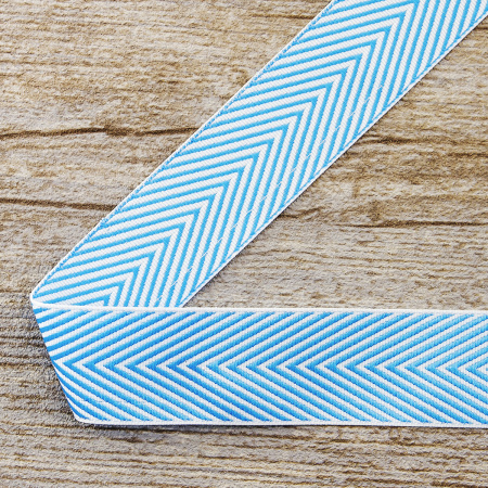 Лента жаккард SAFISA, 25 мм, 25 м, цвет 04. Арт 9202-25мм-04