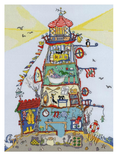 Набор для вышивания "Cut Thru’ Lighthouse" (Сократить через маяк). Арт XCT1