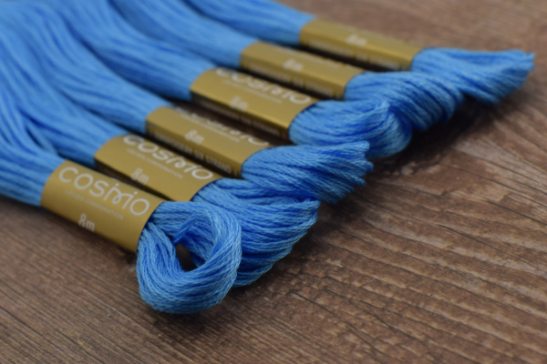 Мулине COSMO однотонный цвет  2412      . Арт 25-6/2412      