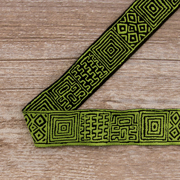 Лента жаккардовая SAFISA, 20 мм, 15 м, цвет 04. Арт 9273-20мм-04