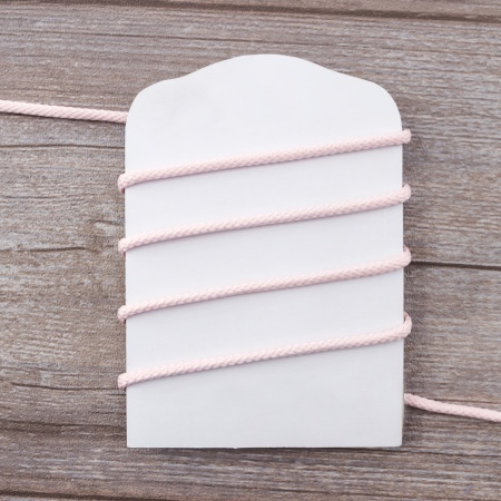 Шнур плетеный SPIRAL ( SAFISA), 4 мм, 25 м, цвет розовый. Арт 25281-4-05