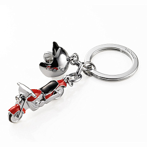 Брелок TROIKA "Мото SWAROVSKI® ELEMENTS". Арт KR13-23/RD
