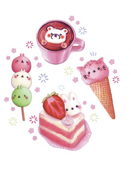 Книга "KAWAII! Рисуем маркерами" Солена Кунц. Арт ISBN_978-5-00141-709-5 