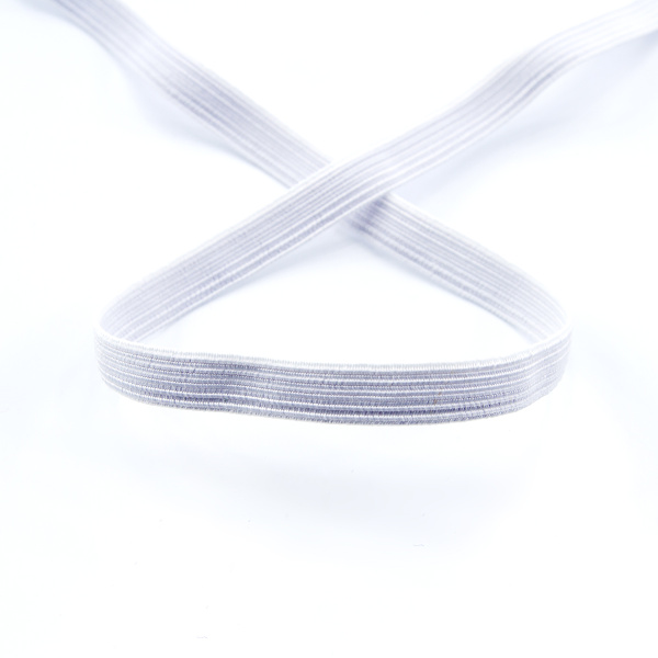 Резинка продежка, Safisa, 12 мм, цвет 02, белый. Арт 4700-12мм-02