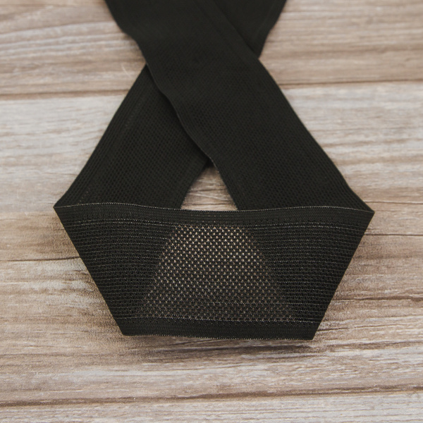 Резинка поясная решетчатая, 52 мм, 25 м, цвет 01 черный. Арт 4798-52мм-01