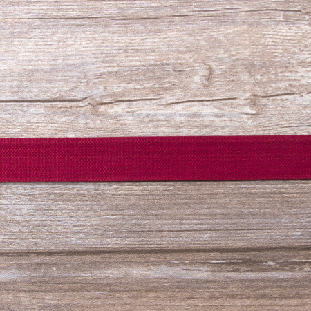 Тесьма киперная хлопковая на блистере SAFISA, 25 мм, 2 м , цвет 30, бордо. Арт P00260C-25мм-30         