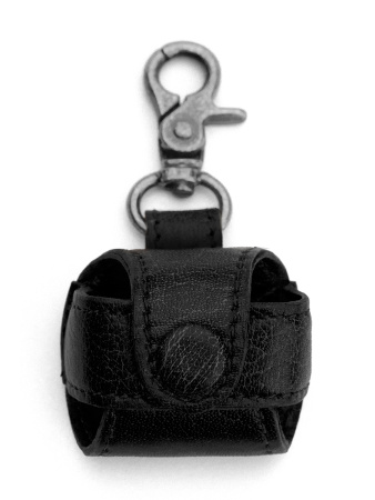 Чехол для сантиметровой ленты "Malmö hook" Black. Арт QB-4708/Black