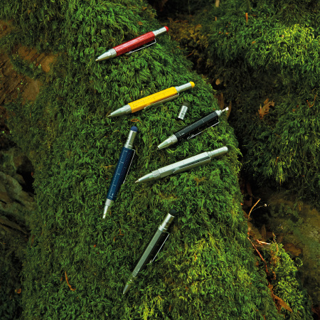 Ручка шариковая TROIKA многофункциональная "CONSTRUCTION LILIPUT". Арт PIP25/YE