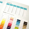 Цветовая карта,  AMANN GROUP METTLER, SERAFLEX. Арт 105130