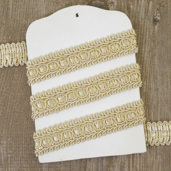 Тесьма PEGA тип интерьерная, цвет бежевый, 23 мм. Арт 844181923A1902          