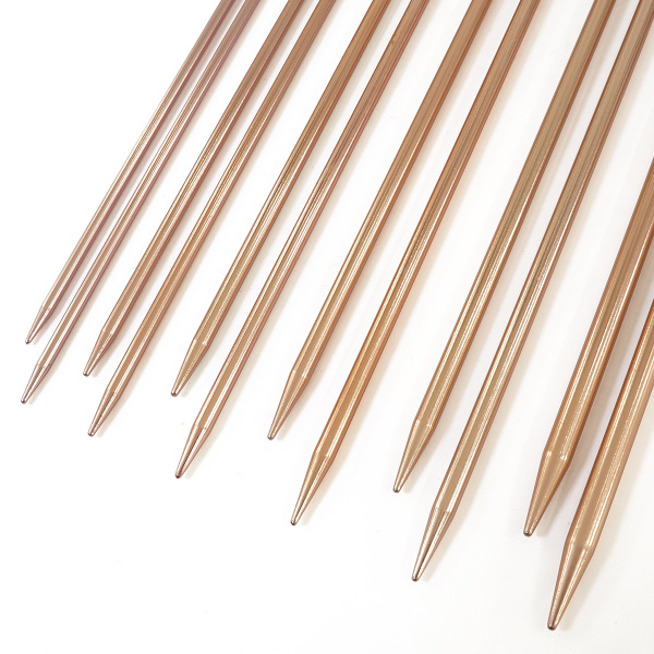 Набор спиц прямых алюминиевых Hemline, 35 см. Арт +T35300650/RG/2