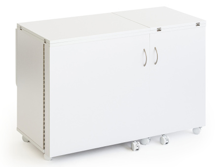 Стол раскладной для швейной машины с раскройным местом ECLIPSE, белый. Арт TLM.E-W001                  