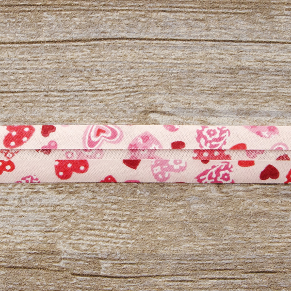 Косая бейка с рисунком SAFISA арт. 6528, 20 мм, 20 м, цвет 05. Арт 6530-20мм-05