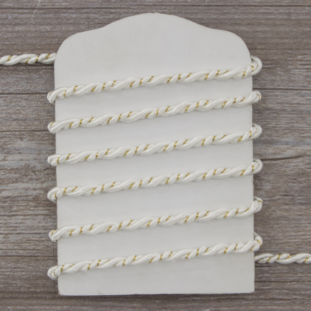 Шнур витой PEGA, белый, 5 мм. Арт 845219850DA702          