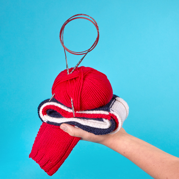 Спицы металлические круговые супергладкие c квадратным кончиком addiNovel, №3,75, 80 см.. Арт 717-7/3.75-80