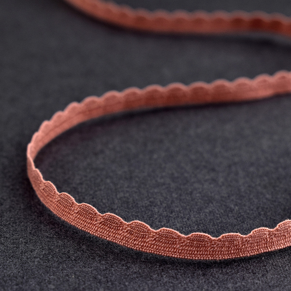 Кант-тесьма, 8 мм, цвет холодно-розовый. Арт 2176/F3