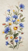 Набор для вышивания "Васильки и ромашки". Арт 04.004.12