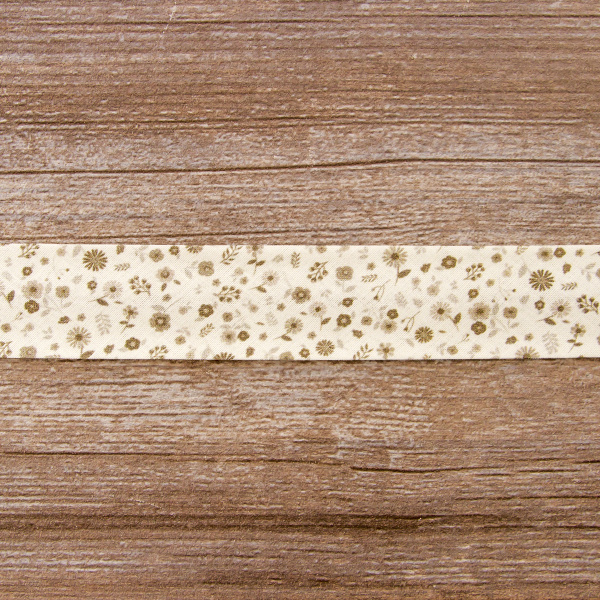 Косая бейка с рисунком SAFISA, арт.6628, 30 мм, 20 м, цвет 01. Арт 6628-30мм-01