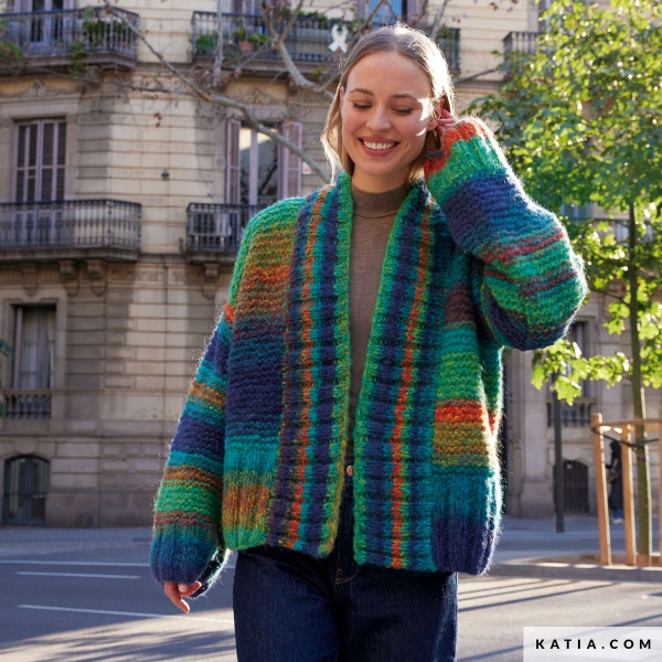 Журнал с моделями по пряже Katia  Woman-Man Multicolor 2. Арт 7923