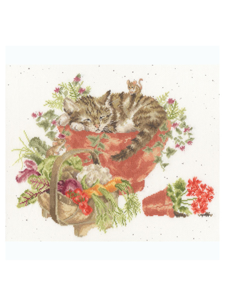 Набор для вышивания "Purrrfect Spot". Арт XHD149