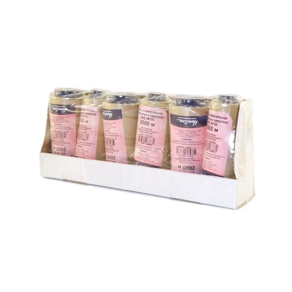 Нить универсальная  Hemline для шитья и оверлока, 2000 м. Арт N4137.130/G002