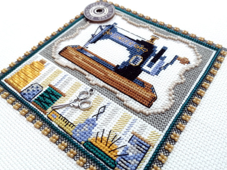 Набор для вышивания "Швейная машинка". Арт 13.003.24