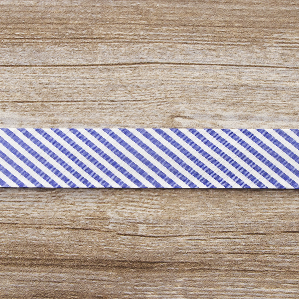 Косая бейка с рисунком SAFISA, арт.6282, 30 мм, 25 м, цвет 15. Арт 6282-30мм-15