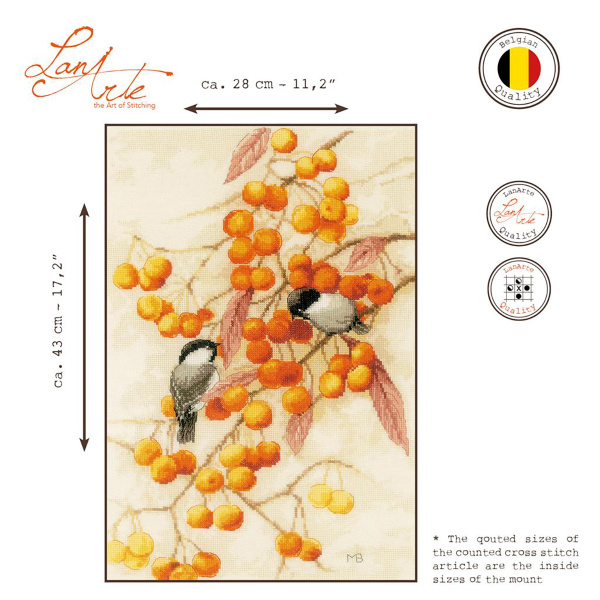 Набор для вышивания "Little orange feast" . Арт PN-0201746