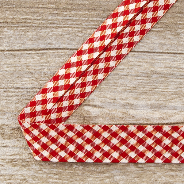 Косая бейка с рисунком SAFISA, арт.5400, 20 мм, 25 м, цвет 14. Арт 5400-20мм-14            