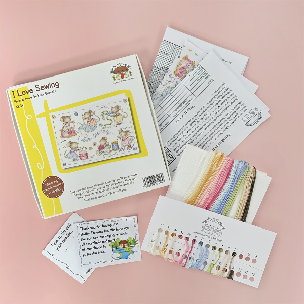 Набор для вышивания "I Love Sewing". Арт XKG9