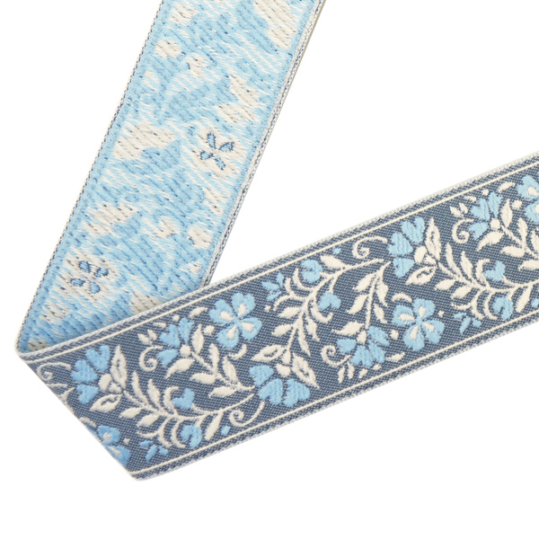 Лента из тканого жаккарда SAFISA, 25 мм, 15 м, цвет 02. Арт 9254-25мм-02