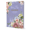 Ежедневник с цветочным настроением "Flower Party (фиолетовый)". Арт ISBN 978-5-00141-572-5