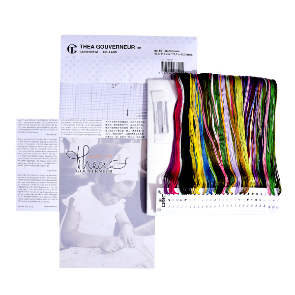 Набор для вышивания "Полевые цветы", канва лён 32 ct. Арт 821                     