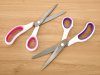 Ножницы портновские в чехле, 24,5 см., 2 цвета, 14 шт. в картонном прикассовом стенде. Арт B4854