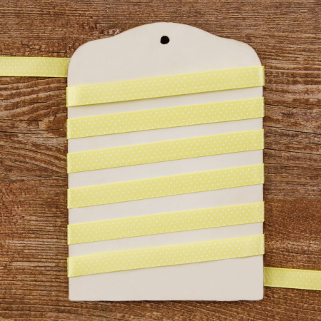 Лента в рулоне для скрап-проектов, цвет лимонный. Арт ANT378406