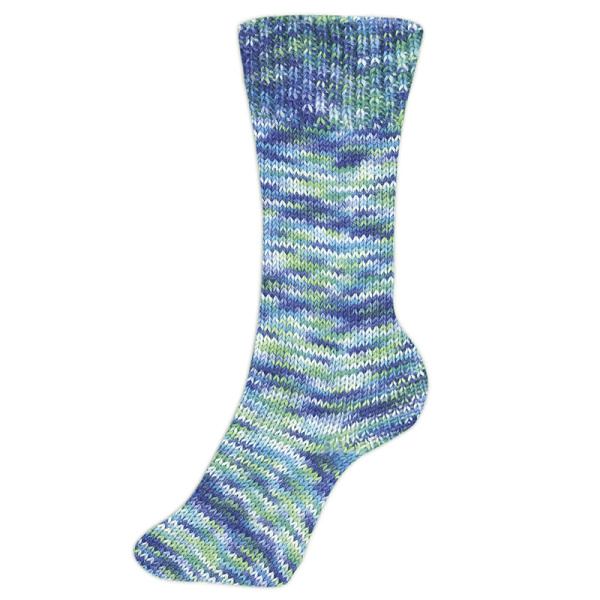 Пряжа Fortissima Socka 4-fach color, 75% шерсть, 25% полиамид, 420 м, 100 г. Арт 90028-2472