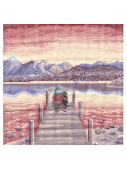 Набор для вышивания "A Pawfect Place By The Water". Арт XLP21