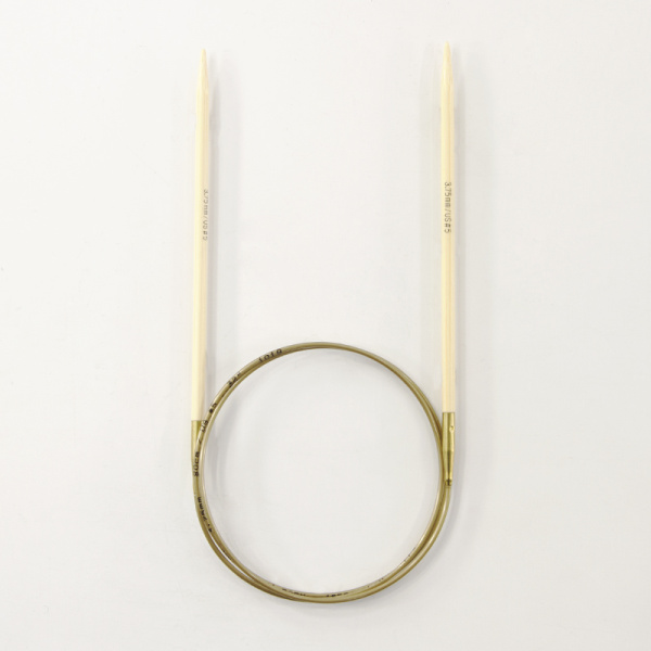 Спицы, круговые, бамбук addiNature BAMBOO №3,75, 80 см. Арт 555-7/3.75-80