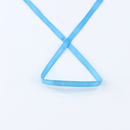 Лента для вышивания SAFISA на блистере, 4 мм, 5 м, цвет 16, небесно-голубой. Арт P111-4мм-16             