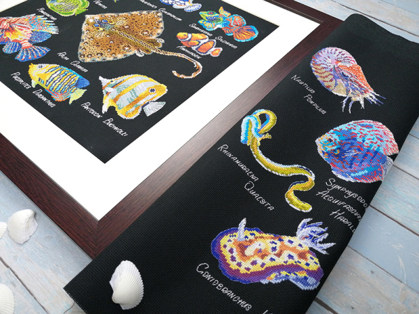 Набор для вышивания "Морские обитатели". Арт 03.019.04