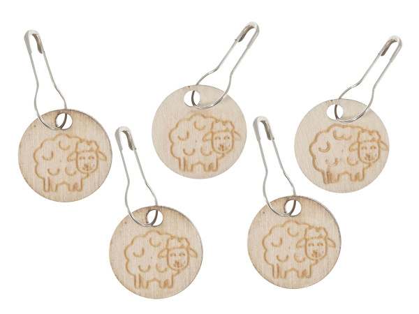 Маркеры для вязания по 10 шт. в тубе, 5 дизайнов, 20 туб. в картонном прикассовом стенде. Арт C003.2513220