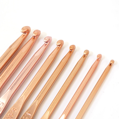 Набор крючков, вязальных, алюминиевых, Hemline, 15 см. Арт +T15300650/RG