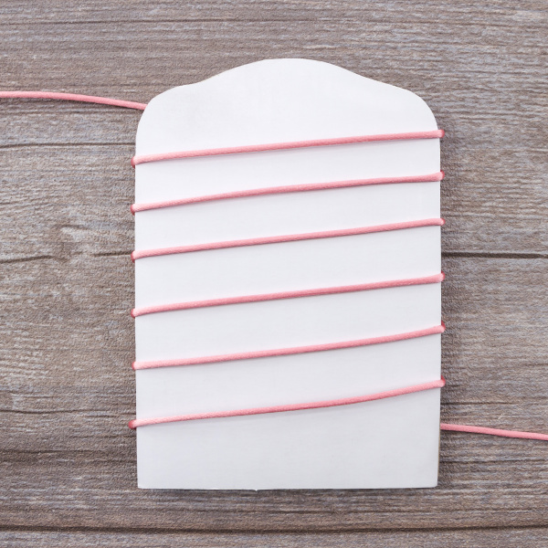 Шнур атласный SAFISA 2 мм, 25 м, цвет 06, розово-персиковый. Арт 462-06                  