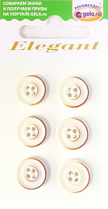 Пуговицы ELEGANT. Арт 11394-13-00HV2/6